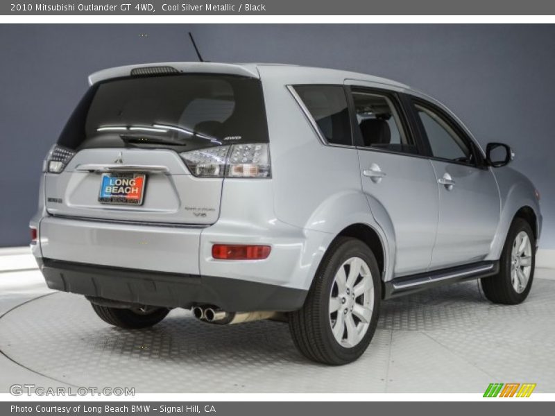 Cool Silver Metallic / Black 2010 Mitsubishi Outlander GT 4WD