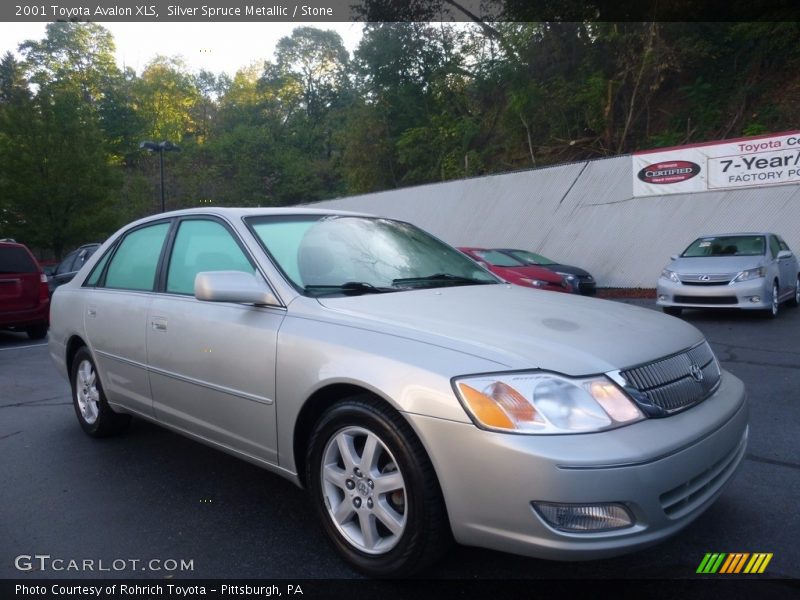 Silver Spruce Metallic / Stone 2001 Toyota Avalon XLS