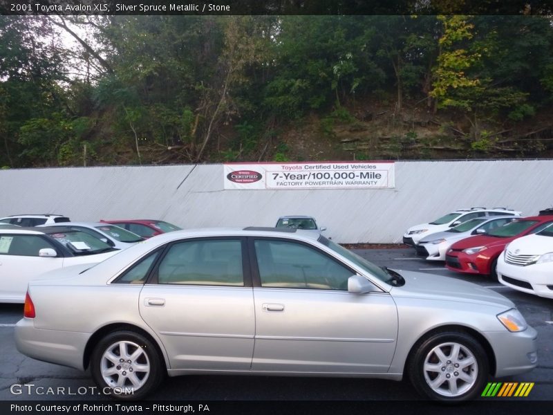 Silver Spruce Metallic / Stone 2001 Toyota Avalon XLS