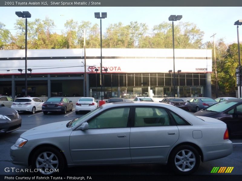 Silver Spruce Metallic / Stone 2001 Toyota Avalon XLS