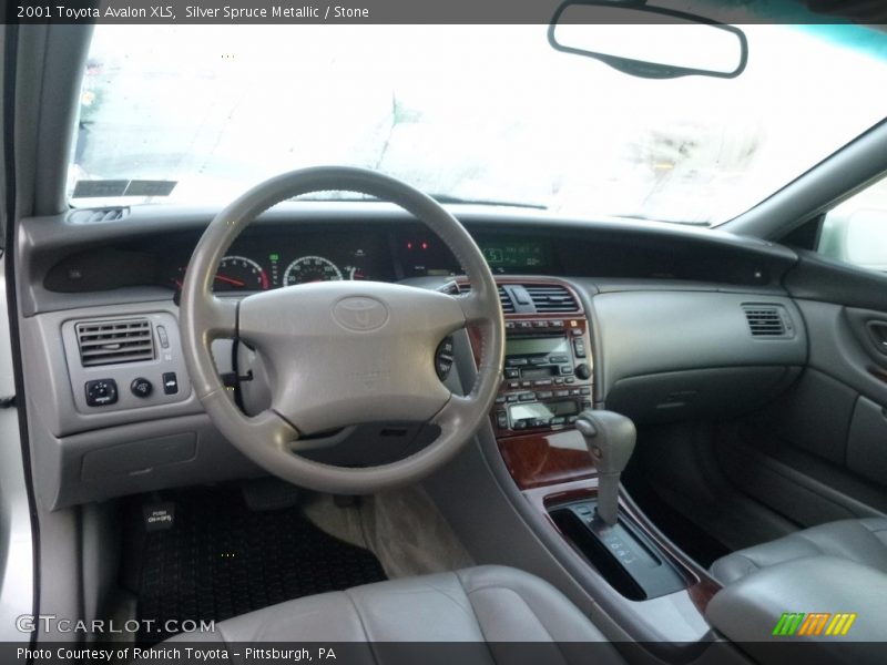Silver Spruce Metallic / Stone 2001 Toyota Avalon XLS