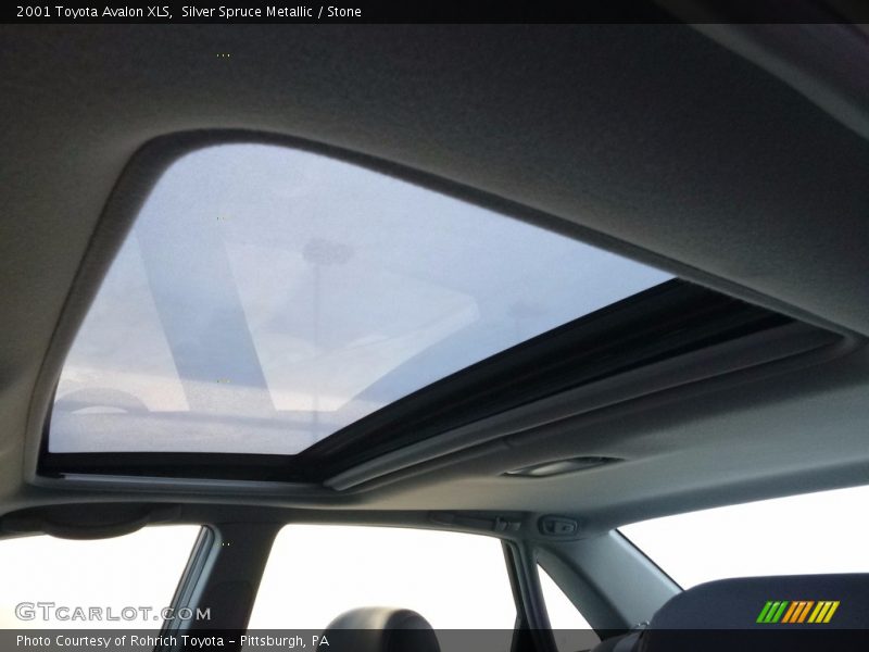 Silver Spruce Metallic / Stone 2001 Toyota Avalon XLS