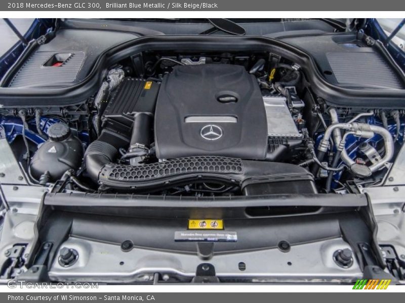 Brilliant Blue Metallic / Silk Beige/Black 2018 Mercedes-Benz GLC 300