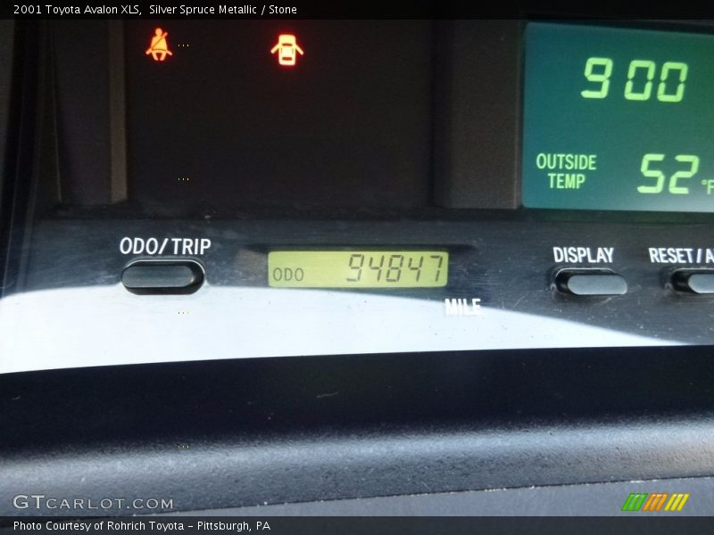 Silver Spruce Metallic / Stone 2001 Toyota Avalon XLS