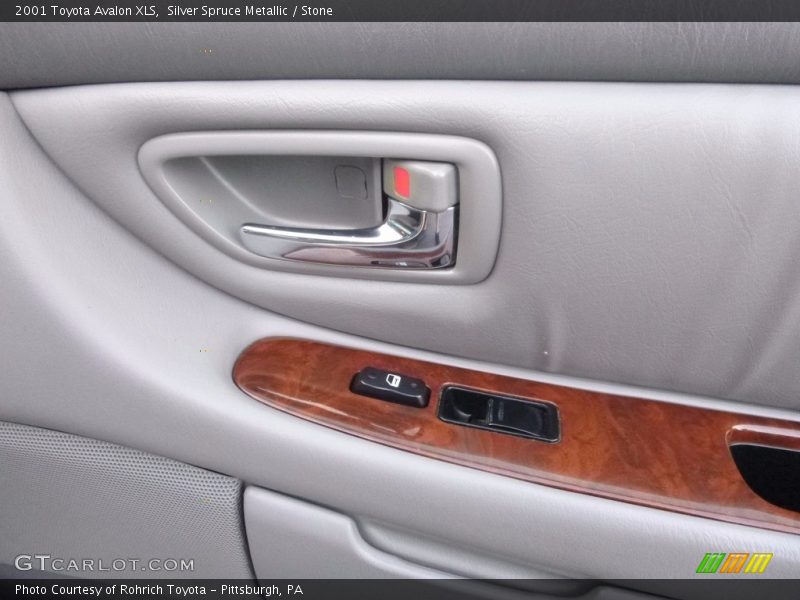 Silver Spruce Metallic / Stone 2001 Toyota Avalon XLS