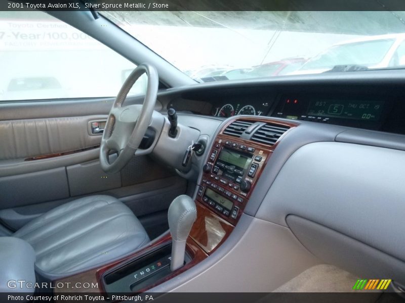 Silver Spruce Metallic / Stone 2001 Toyota Avalon XLS