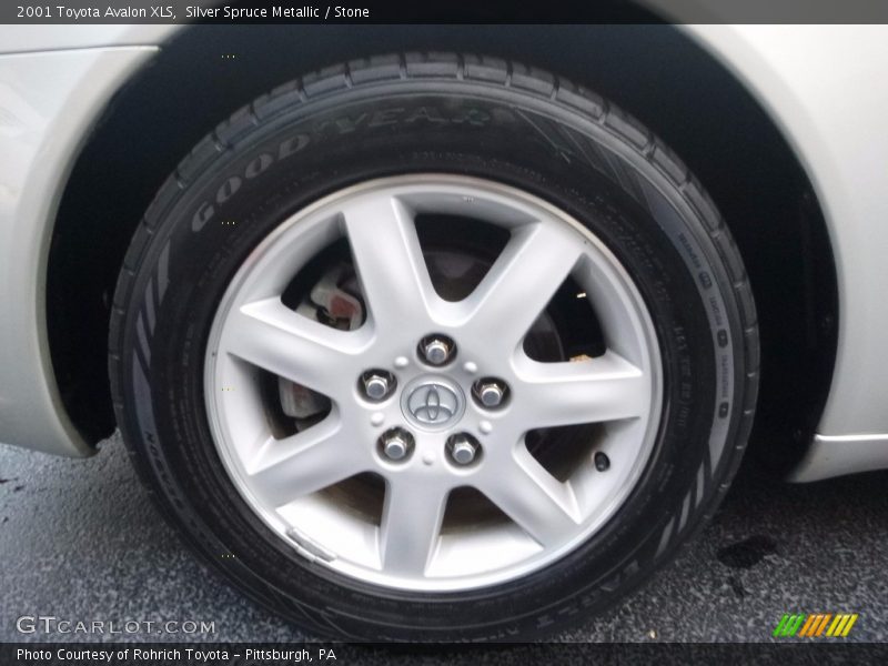 Silver Spruce Metallic / Stone 2001 Toyota Avalon XLS