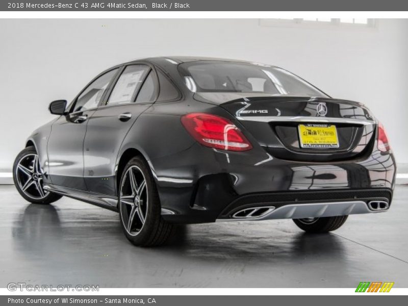 Black / Black 2018 Mercedes-Benz C 43 AMG 4Matic Sedan