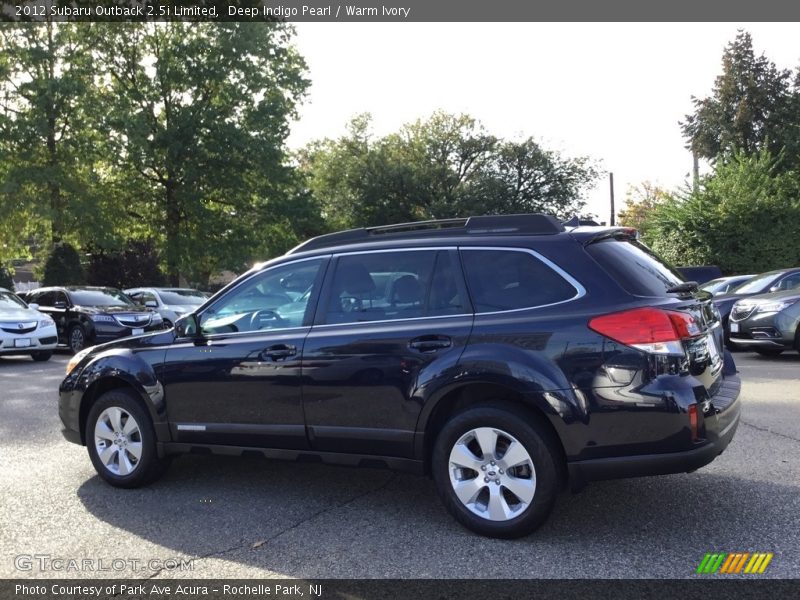 Deep Indigo Pearl / Warm Ivory 2012 Subaru Outback 2.5i Limited