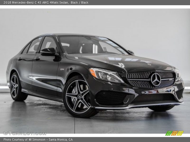 Black / Black 2018 Mercedes-Benz C 43 AMG 4Matic Sedan