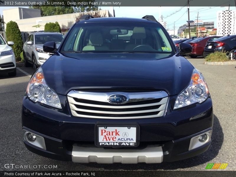 Deep Indigo Pearl / Warm Ivory 2012 Subaru Outback 2.5i Limited