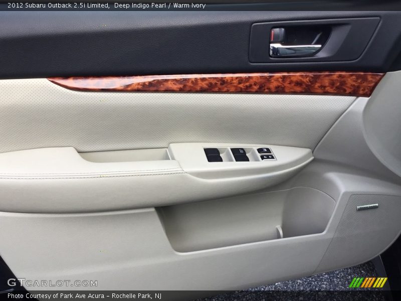 Deep Indigo Pearl / Warm Ivory 2012 Subaru Outback 2.5i Limited