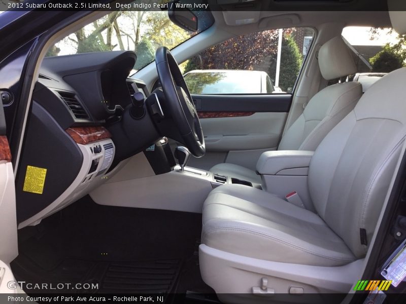 Deep Indigo Pearl / Warm Ivory 2012 Subaru Outback 2.5i Limited