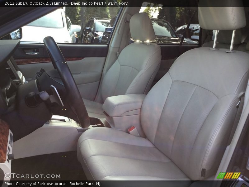 Deep Indigo Pearl / Warm Ivory 2012 Subaru Outback 2.5i Limited