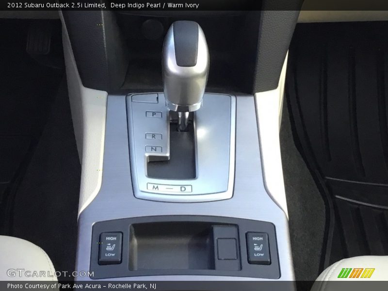 Deep Indigo Pearl / Warm Ivory 2012 Subaru Outback 2.5i Limited