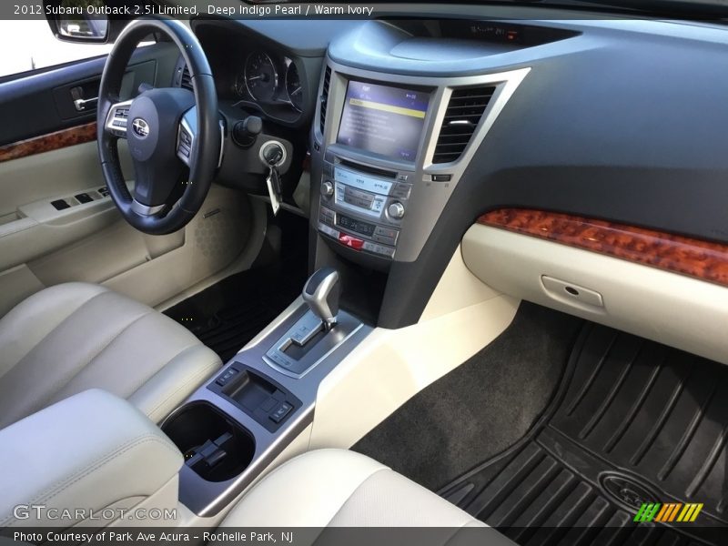 Deep Indigo Pearl / Warm Ivory 2012 Subaru Outback 2.5i Limited