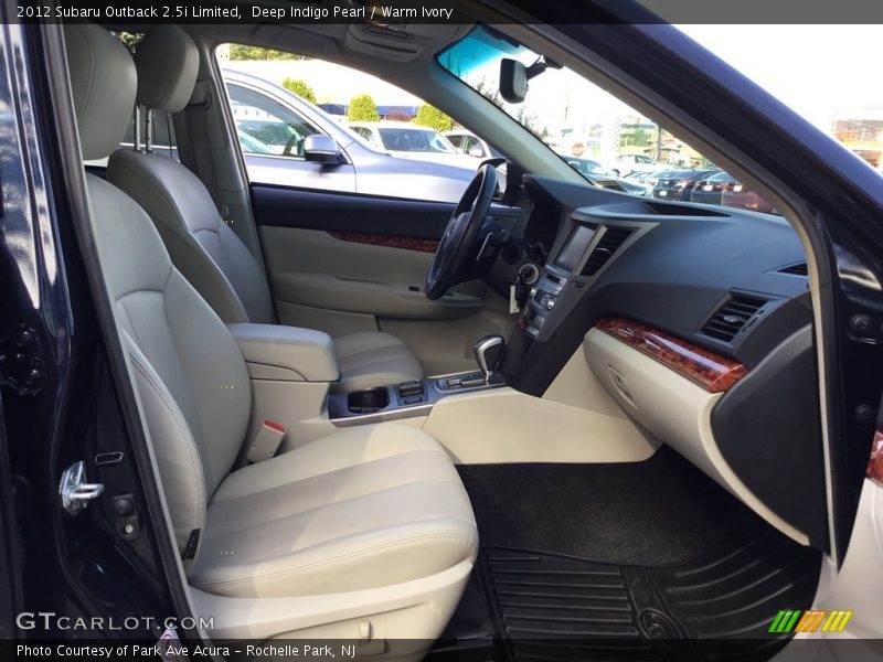 Deep Indigo Pearl / Warm Ivory 2012 Subaru Outback 2.5i Limited