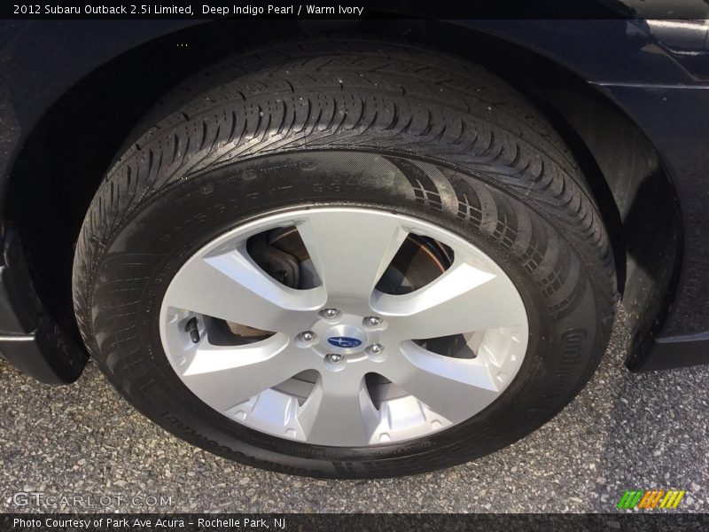 Deep Indigo Pearl / Warm Ivory 2012 Subaru Outback 2.5i Limited