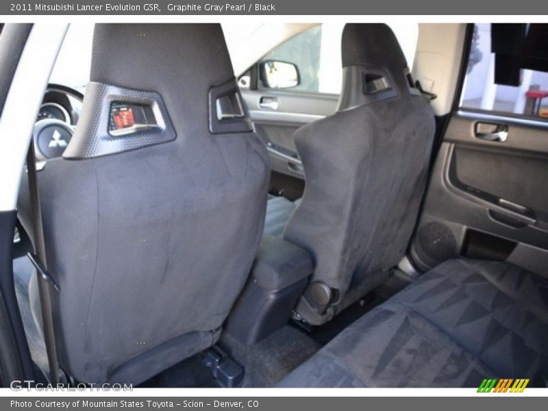 Graphite Gray Pearl / Black 2011 Mitsubishi Lancer Evolution GSR