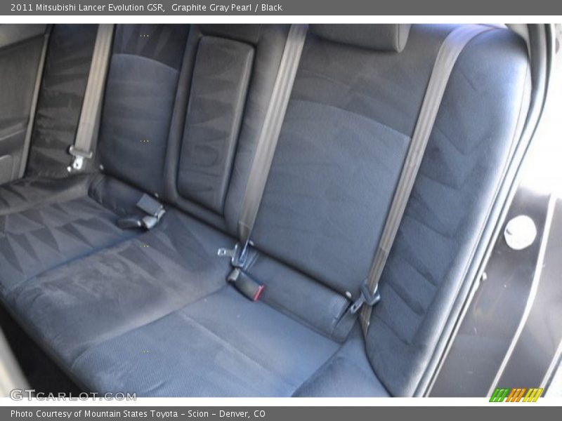 Graphite Gray Pearl / Black 2011 Mitsubishi Lancer Evolution GSR