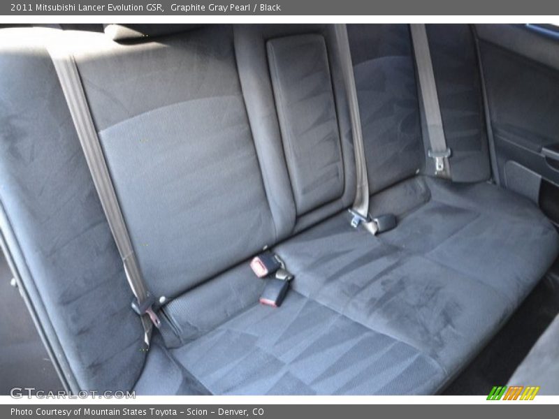 Graphite Gray Pearl / Black 2011 Mitsubishi Lancer Evolution GSR