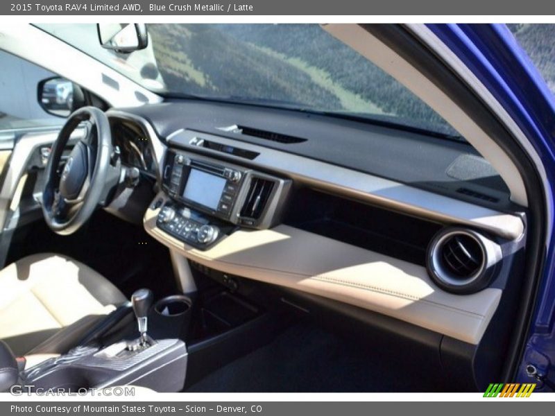 Blue Crush Metallic / Latte 2015 Toyota RAV4 Limited AWD