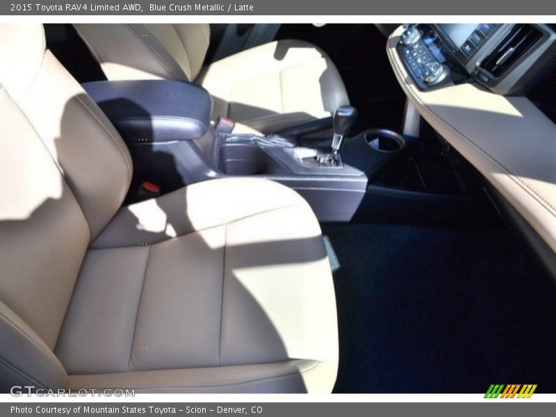 Blue Crush Metallic / Latte 2015 Toyota RAV4 Limited AWD
