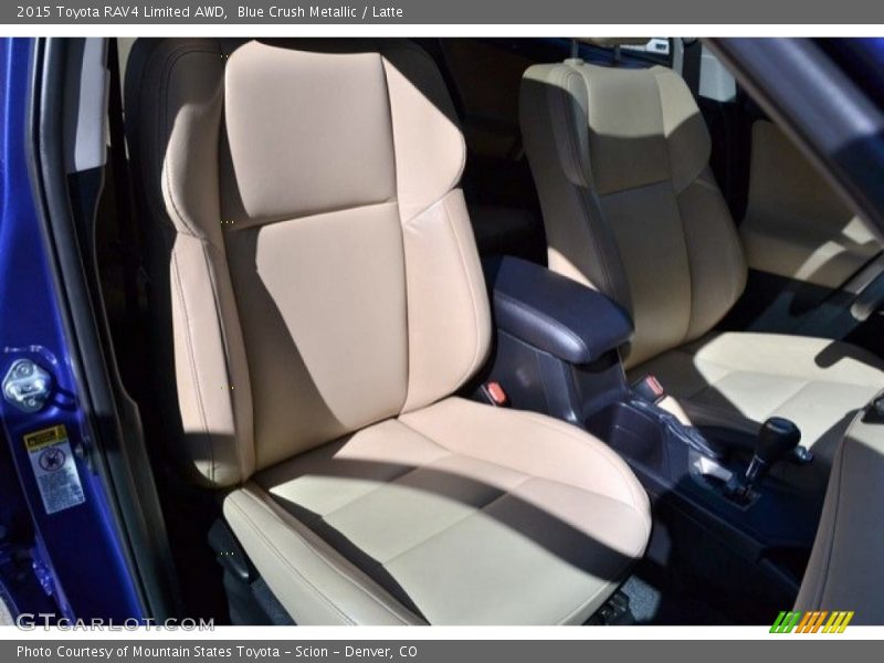 Blue Crush Metallic / Latte 2015 Toyota RAV4 Limited AWD