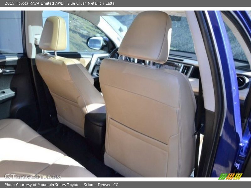 Blue Crush Metallic / Latte 2015 Toyota RAV4 Limited AWD