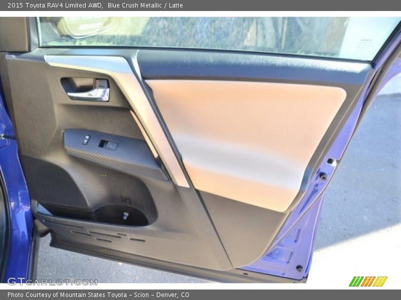 Blue Crush Metallic / Latte 2015 Toyota RAV4 Limited AWD