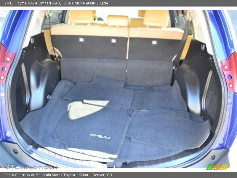 Blue Crush Metallic / Latte 2015 Toyota RAV4 Limited AWD
