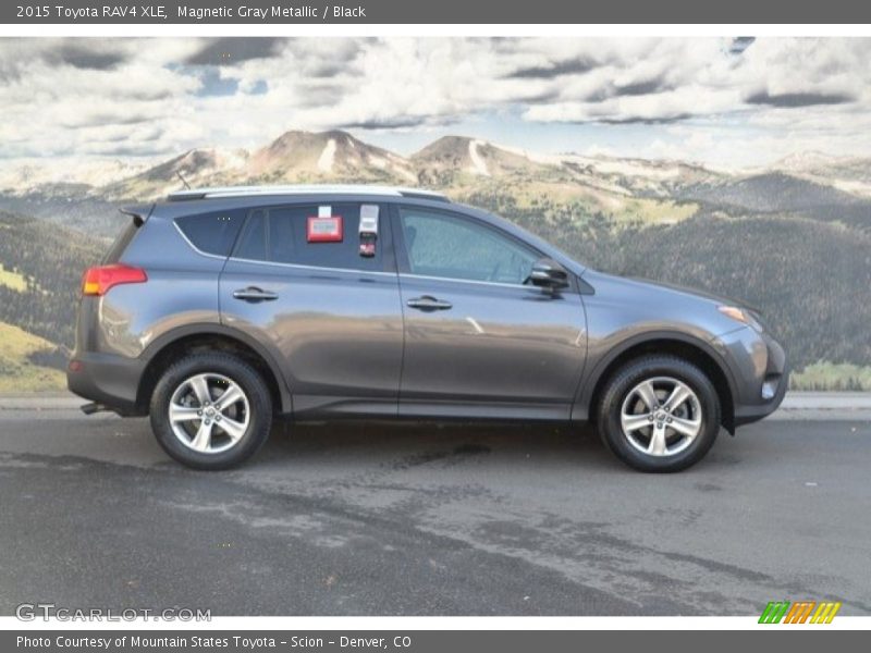 Magnetic Gray Metallic / Black 2015 Toyota RAV4 XLE