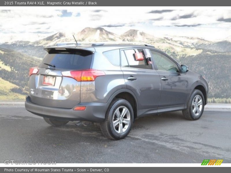 Magnetic Gray Metallic / Black 2015 Toyota RAV4 XLE