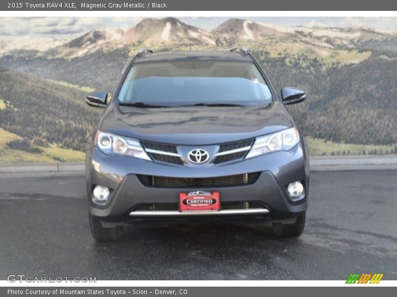 Magnetic Gray Metallic / Black 2015 Toyota RAV4 XLE
