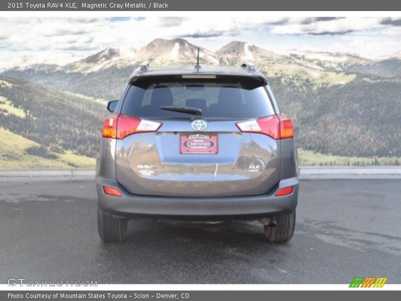 Magnetic Gray Metallic / Black 2015 Toyota RAV4 XLE