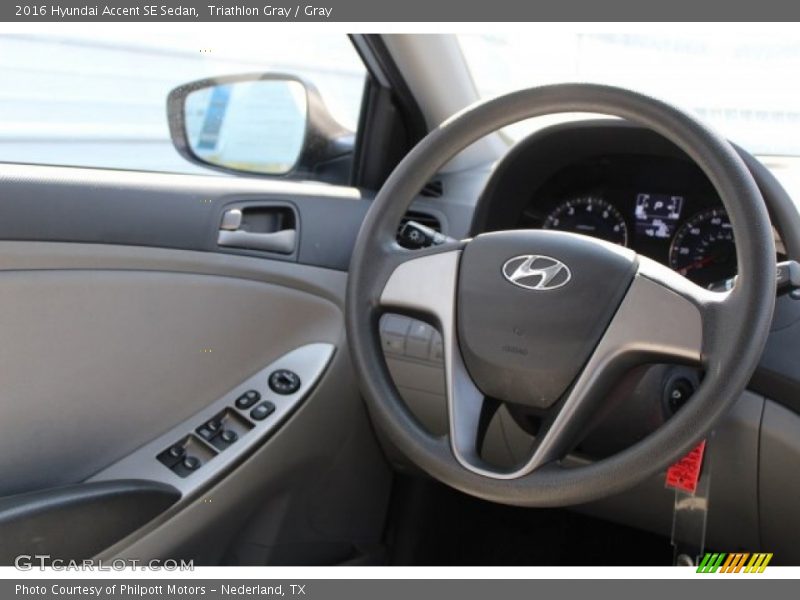 Triathlon Gray / Gray 2016 Hyundai Accent SE Sedan