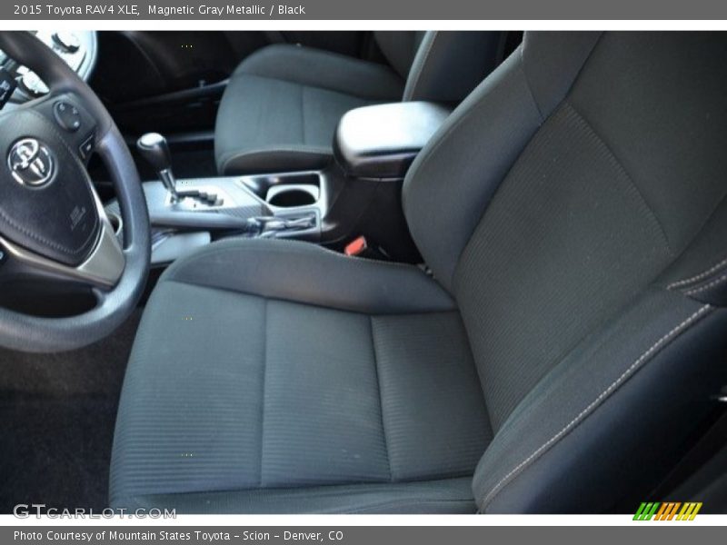 Magnetic Gray Metallic / Black 2015 Toyota RAV4 XLE