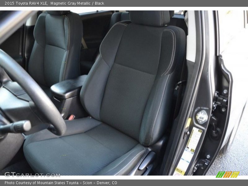 Magnetic Gray Metallic / Black 2015 Toyota RAV4 XLE