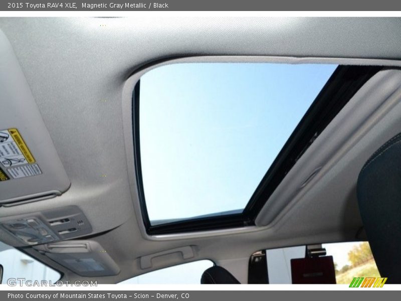 Magnetic Gray Metallic / Black 2015 Toyota RAV4 XLE