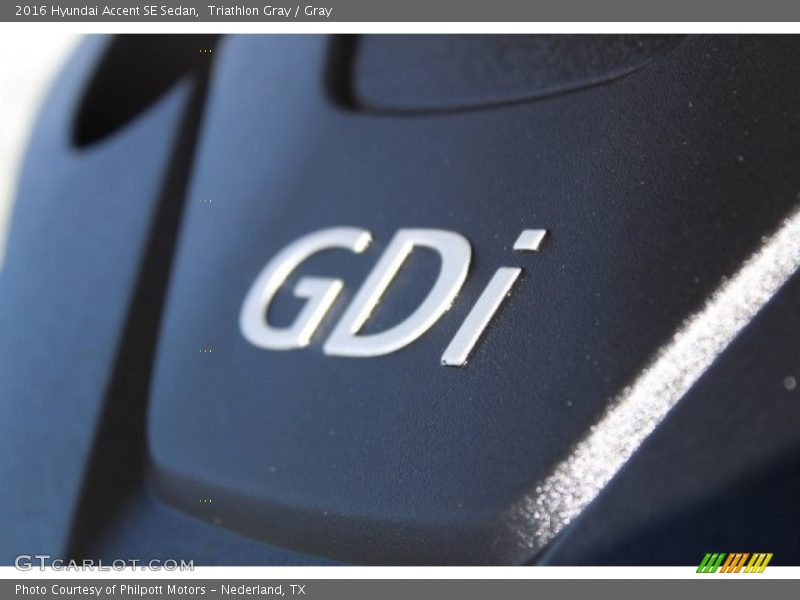 Triathlon Gray / Gray 2016 Hyundai Accent SE Sedan