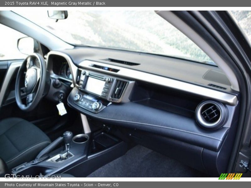 Magnetic Gray Metallic / Black 2015 Toyota RAV4 XLE