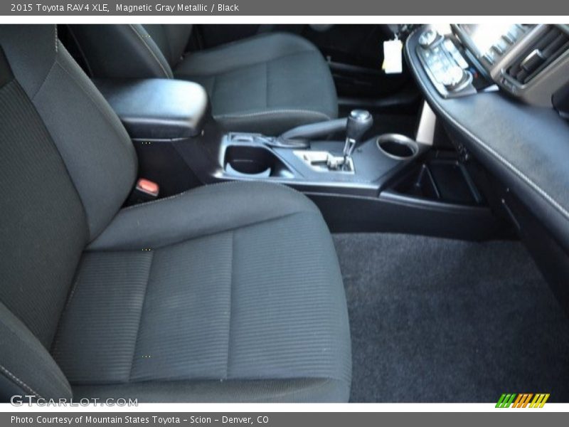 Magnetic Gray Metallic / Black 2015 Toyota RAV4 XLE
