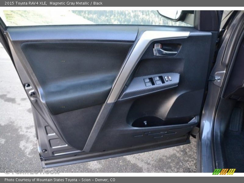 Magnetic Gray Metallic / Black 2015 Toyota RAV4 XLE