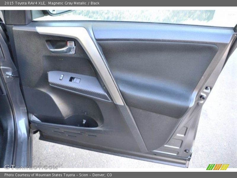 Magnetic Gray Metallic / Black 2015 Toyota RAV4 XLE