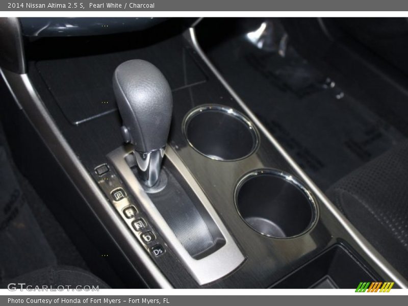 Pearl White / Charcoal 2014 Nissan Altima 2.5 S