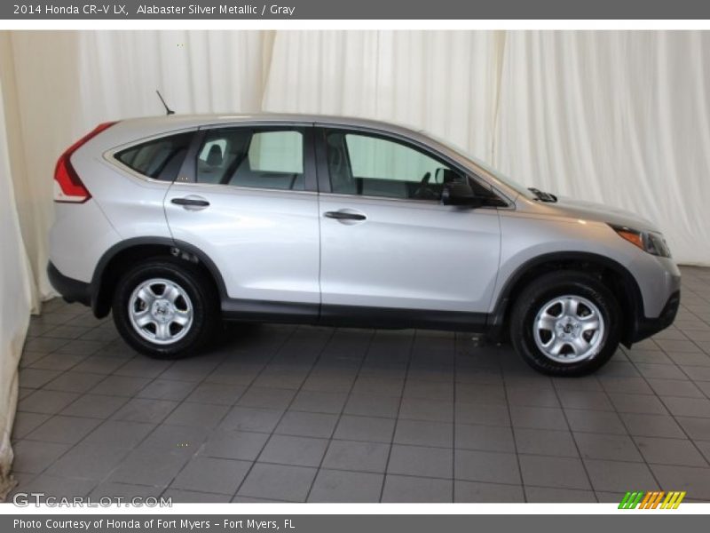 Alabaster Silver Metallic / Gray 2014 Honda CR-V LX