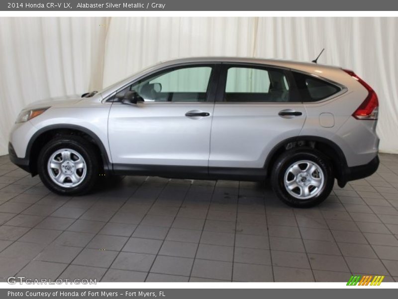 Alabaster Silver Metallic / Gray 2014 Honda CR-V LX