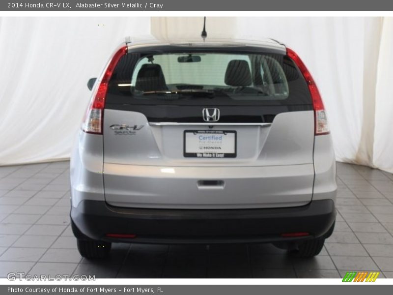 Alabaster Silver Metallic / Gray 2014 Honda CR-V LX