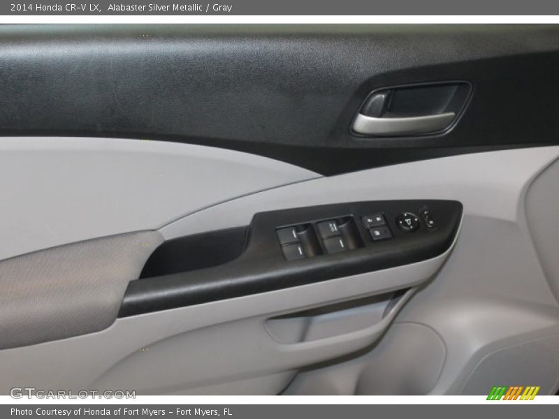 Alabaster Silver Metallic / Gray 2014 Honda CR-V LX