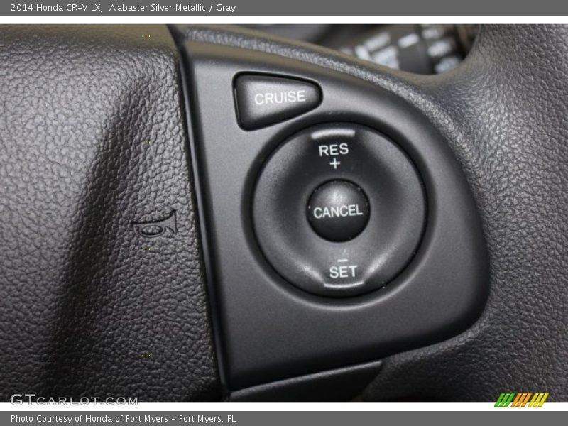 Alabaster Silver Metallic / Gray 2014 Honda CR-V LX